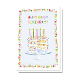 Funfetti Birthday Cake Card