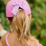 Cowboy Boot Bow Baseball Hat (Girls)