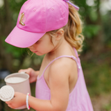 Cowboy Boot Bow Baseball Hat (Girls)