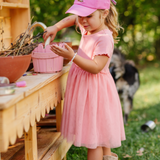 Cowboy Boot Bow Baseball Hat (Girls)