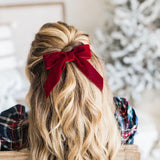 Delora Velvet Bow