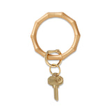 Silicone Big O® Key Ring - Gold Rush Bamboo