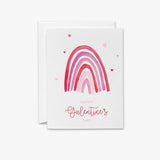 Galentine's Rainbow Greeting Card