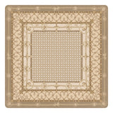 Mahjong Gaming Mat, Caned Trompe L'oeil BLONDE