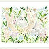 The "Bunnies by the Garden" Fine Art Print