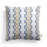 Geometric Leopard Pillow Cover | Featuring Preppy Colorway