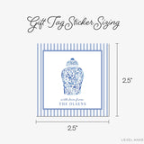 Ginger Jar Personalized Gift Stickers