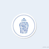 Ginger Jar Round Stickers