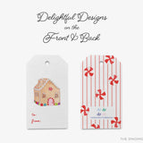 Gingerbread House Holiday Gift Tags [Sets of 8]