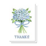 Hydrangea Thanks, Printable Card Download