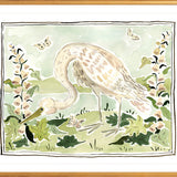 The "Great Foxglove Egret" Fine Art Print