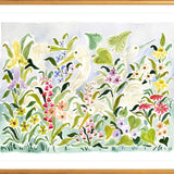 The " Heron Girls in the Garden" Fine Art Print