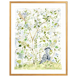 The "Blue Sky Blooms No. 1" Chinoiserie Fine Art Print