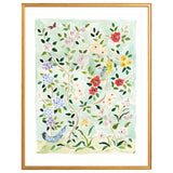 The "Songbird's Garden No. 1" Chinoiserie Fine Art Print