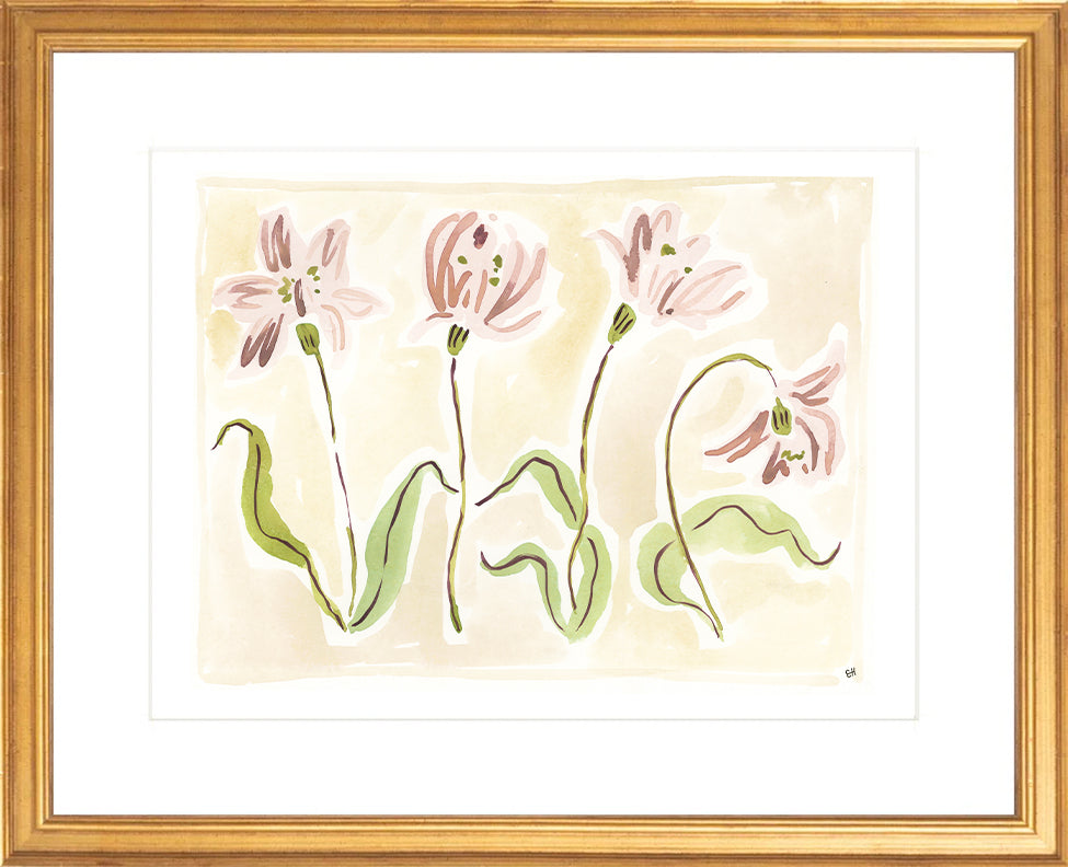 The "Tulip Study" Florilegium Series, Fine Art Print