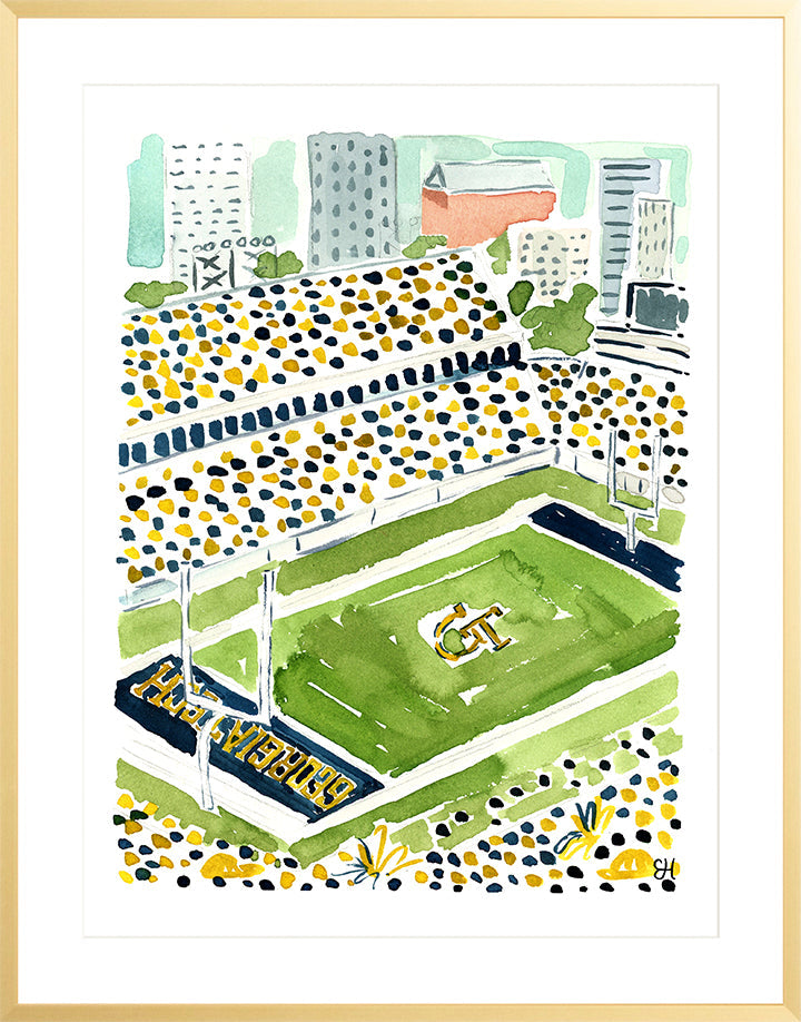 "Bobby Dodd Stadium" Fine Art Print