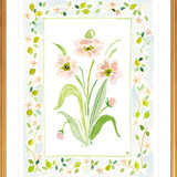 The "Lemon Charms" Watercolor Fine Art Print, Flower Charm Series