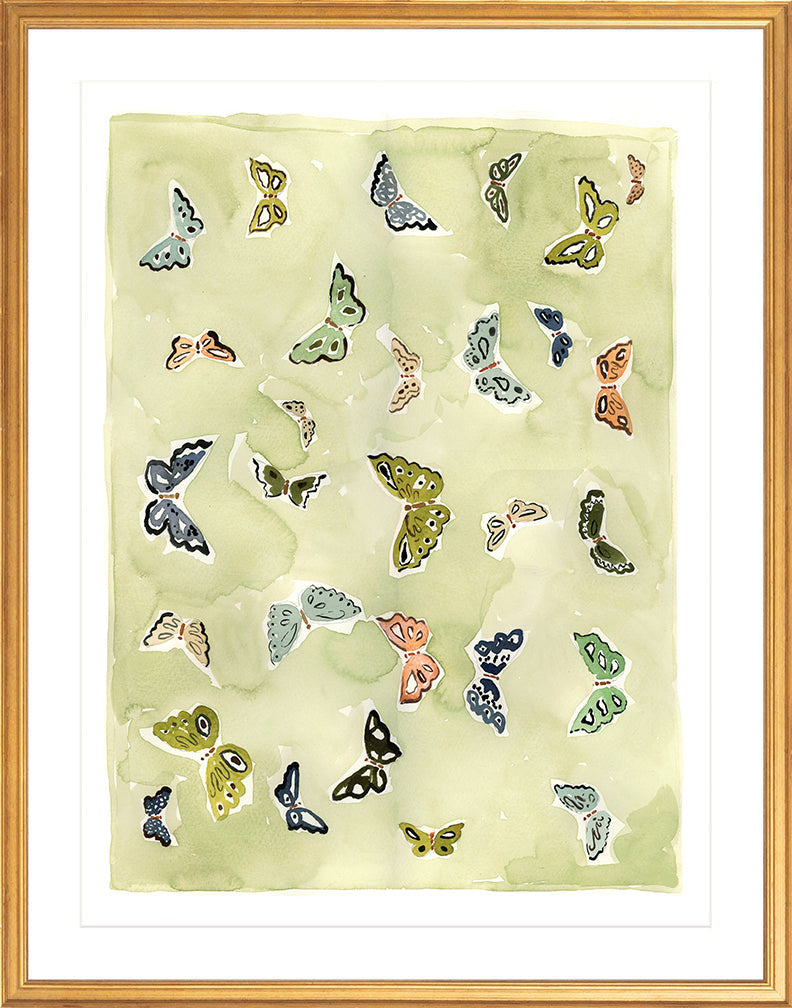 Butterfly Rainbow Matcha, Fine Art Print