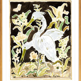 The "Egrets Spilling the Tea" Fine Art Print