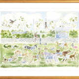The "Football Zoo" Fine Art Print
