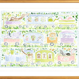 The "Safari Train" Fine Art Print