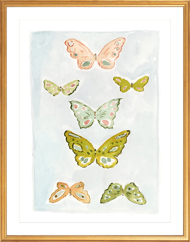 Butterfly Rainbow Sky, Fine Art Print