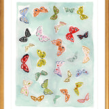 Butterfly Rainbow Aqua, Fine Art Print