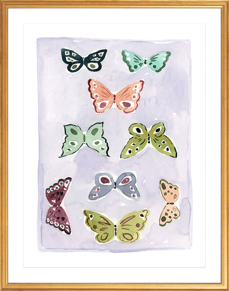 Butterfly Rainbow Lavender, Fine Art Print