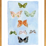 Butterfly Rainbow Carolina Blue, Fine Art Print