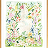The "Flower Queen Egret" Fine Art Print