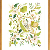 The "Bird in the Apple Tree" Garden Party Series, Fine Art Print
