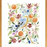 The "Bird in the Citrus" Garden Party Series, Fine Art Print
