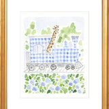 The "On the Giraffe Train" Fine Art Print