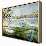 "Bunker on the Left" Golf Landscape, Canvas Print
