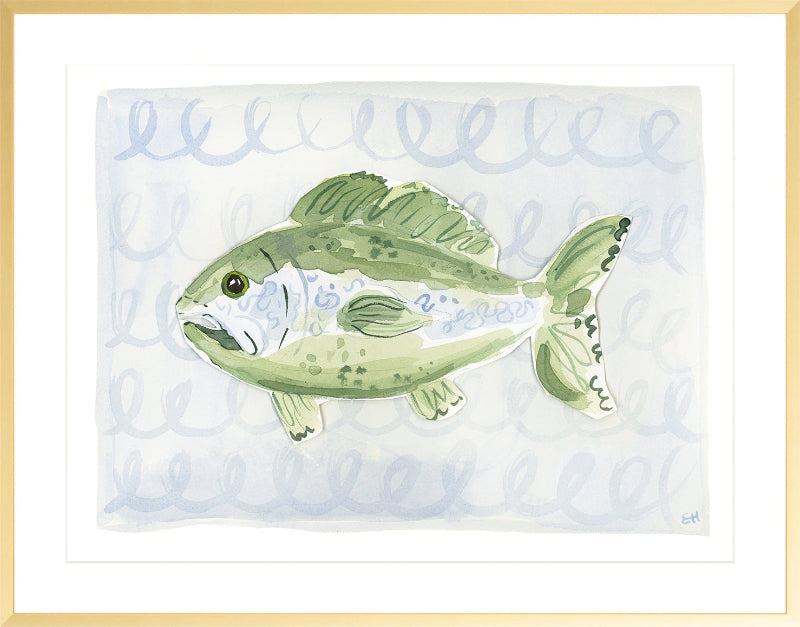 The "One Fish, Green Fish" Fine Art Print