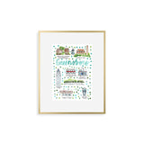 "Greensboro, NC" Fine Art Print