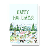 Holiday Ski Party Card