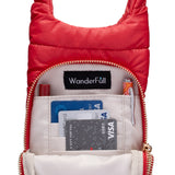 Poppy Red HydroBag® with Red, White, Navy striped Strap