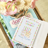 Funfetti Birthday Cake Card