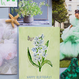 Happy Birthday Hyacinths Card