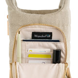 HydroBag® HANDLE® - Dark Oatmeal Canvas with Canvas Vegan Leather Strap