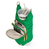 HydroBag® HANDLE®- Kelly Green with Green and White patterned strap