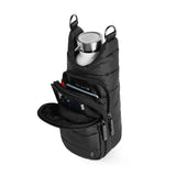 Black Matte HydroBag® with Gray/Black/White Strap