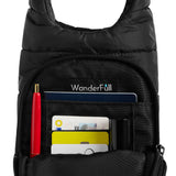 Black Matte HydroBag® with Silver Strap