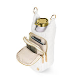 HydroBag HANDLE® -White Ripstop with Black and White Striped Strap
