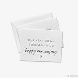 Happy One Year Anniversary Card