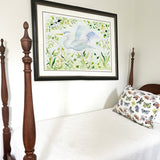 The "Flying Heron" Fine Art Print