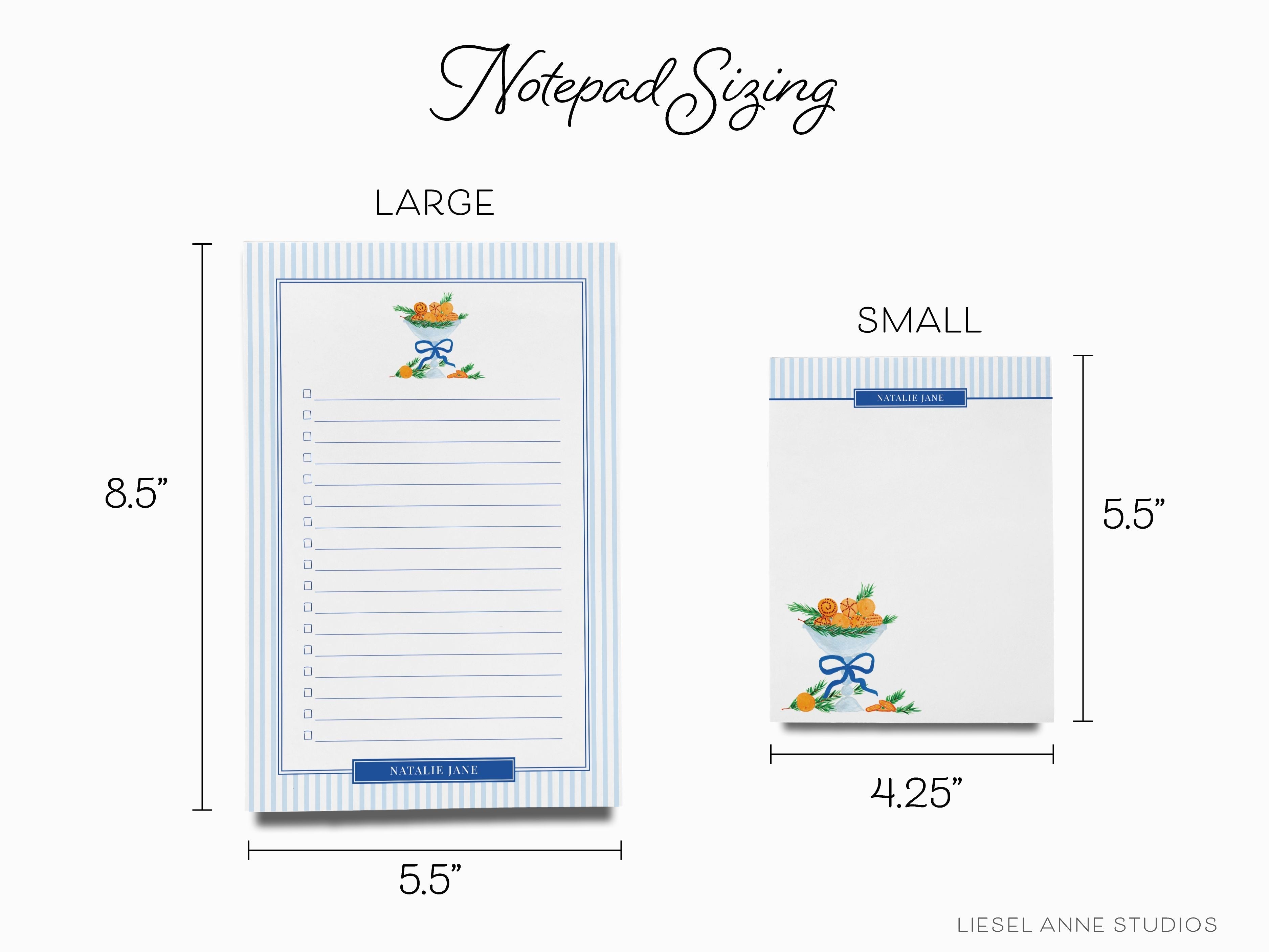 Holiday Orange Bowl Notepad