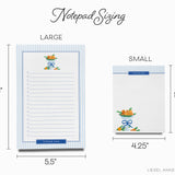 Holiday Orange Bowl Notepad