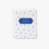 Holiday Warmth & Cheer Skier Greeting Card